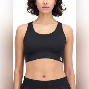 New Balance Women's Sleek Black Sports Bra